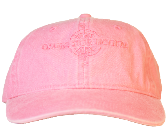 Pink Embroidered Logo Cap